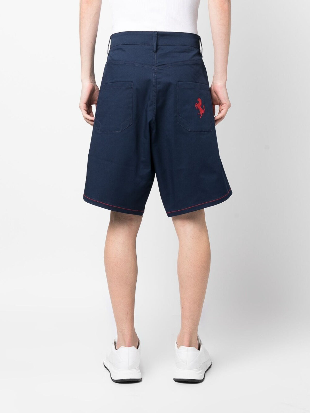 Ferrari Mens Horse Shorts in Blue