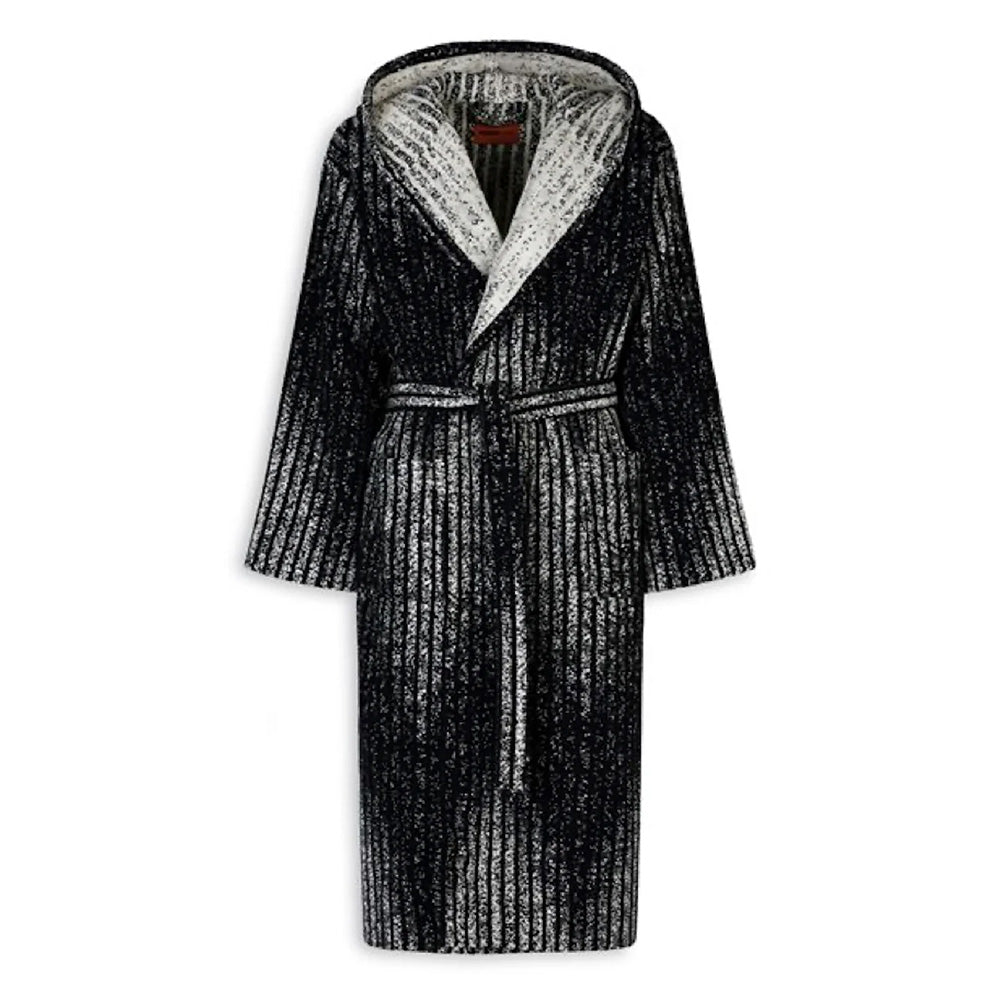 Missoni Unisex Hooded Bathrobe in Cappucino