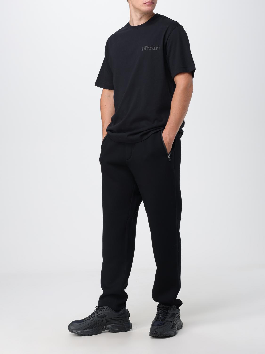 Ferrari Mens Soft Joggers in Black