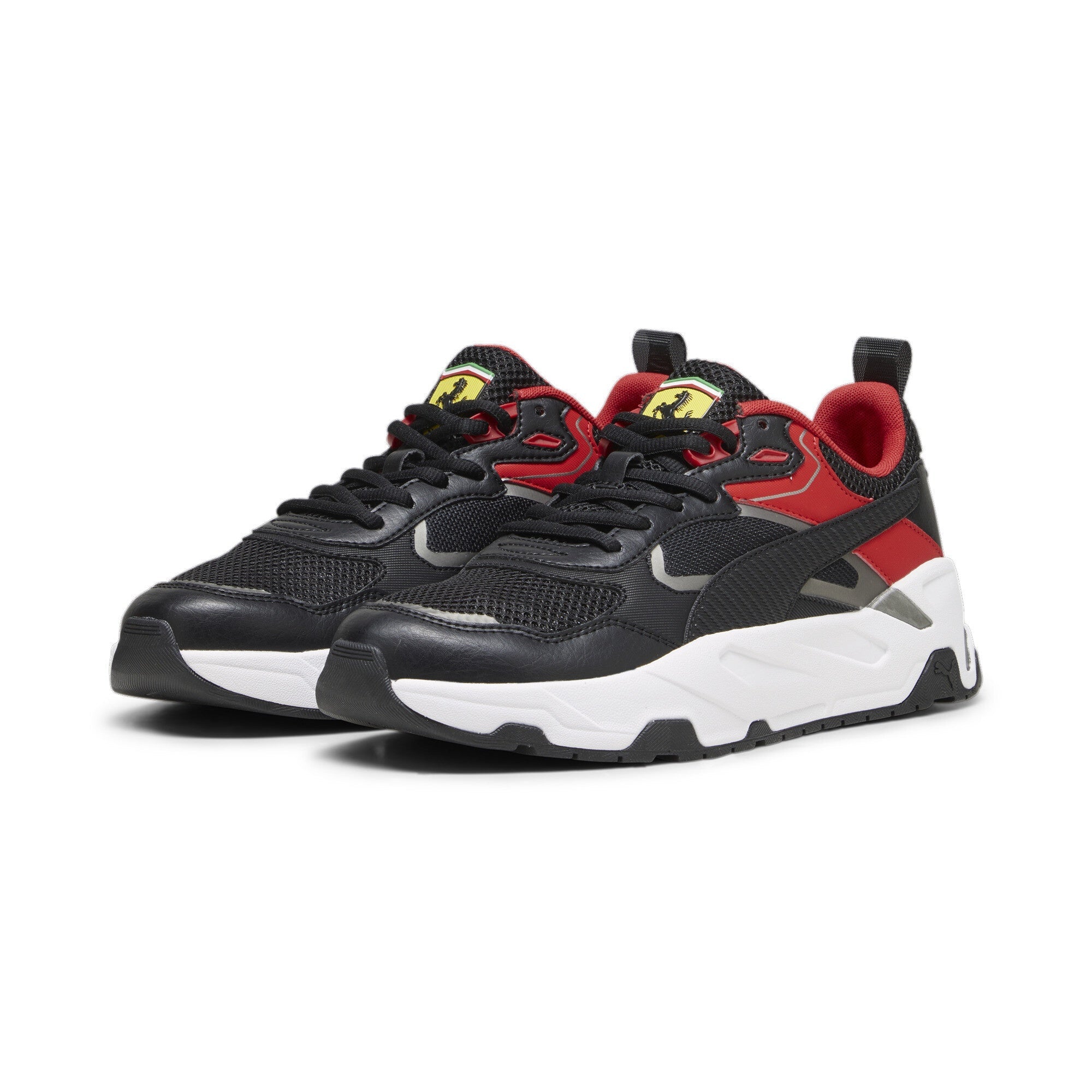Ferrari Unisex Trinity Trainers in Black