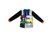 Stella McCartney Boys Swim Tee in Cycling Print