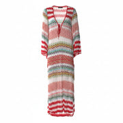 Missoni Mare Womens Chevron V-Neck Maxi Dress in Multi