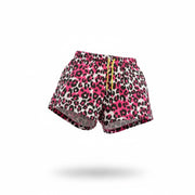 Dsquared2 Mens Pink Leopard Print Swim Shorts