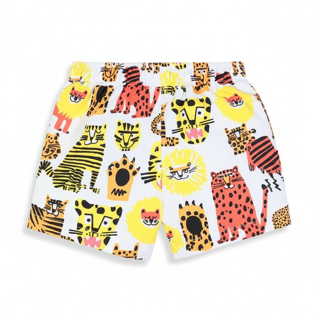 Stella McCartney Boys Wild Cats Swim Shorts