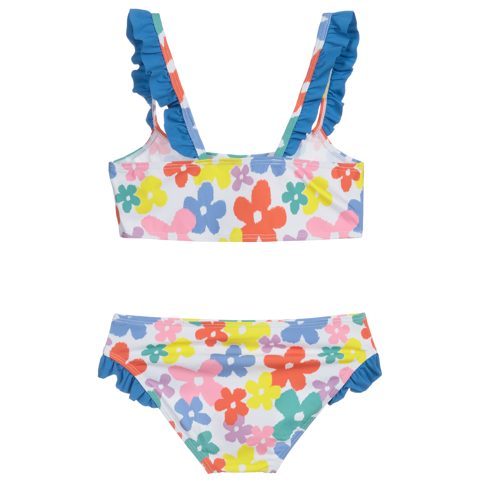 Stella McCartney Girls Floral Frill Bikini Set
