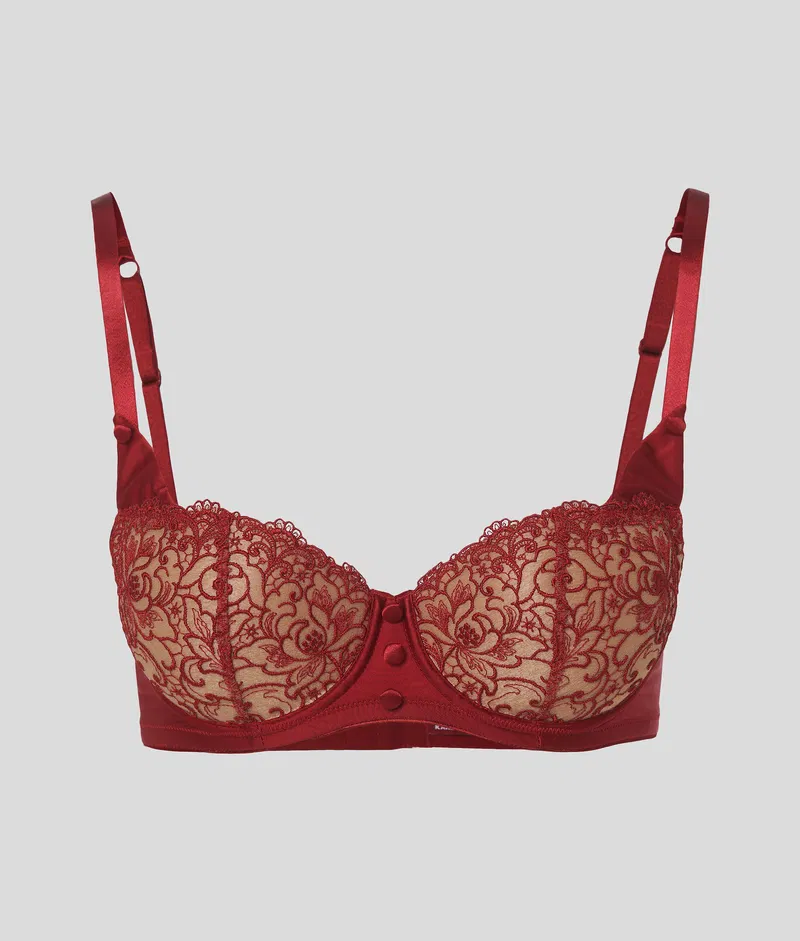 Karl Lagerfeld Womens Bra in Red