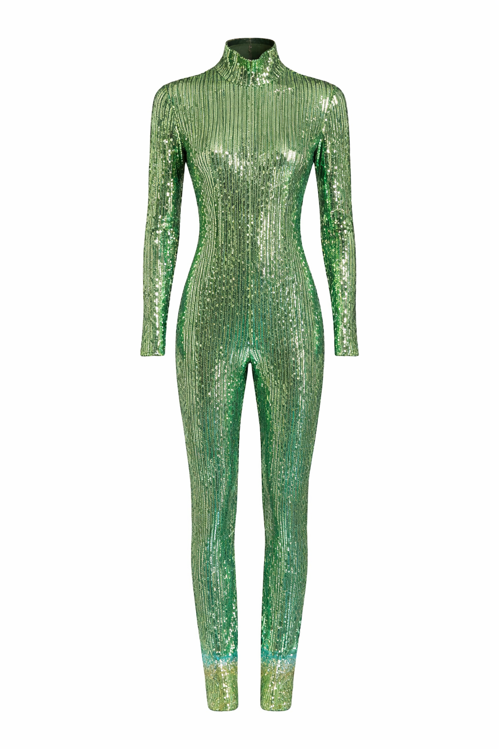 Dsquared2 Womens Green Sequin Jumpsuit