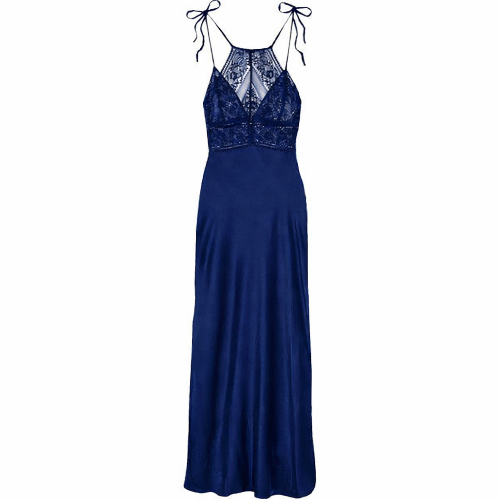 Stella McCartney Womens Ophelia Whistling Chemise in Navy