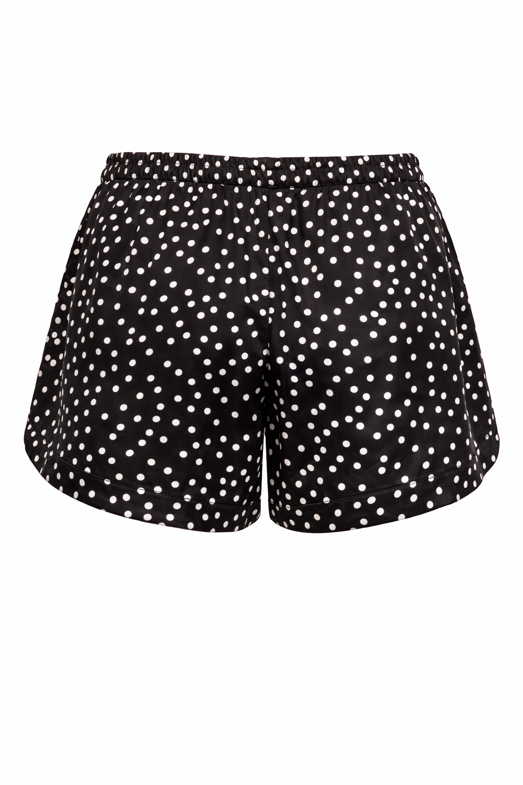 Stella McCartney Womens Silk Pajama Shorts in Black