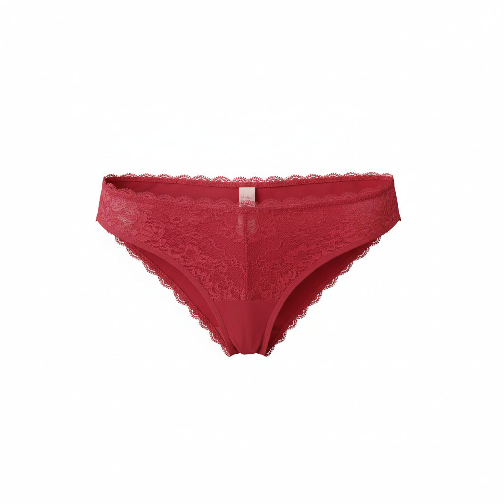 Stella Mccartney Womens Red Lace Briefs