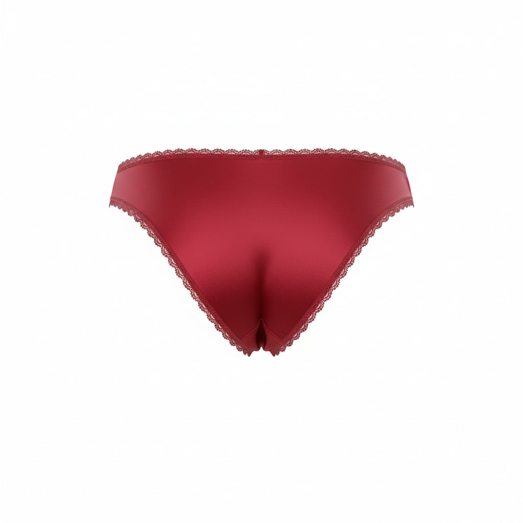 Stella Mccartney Womens Red Lace Briefs