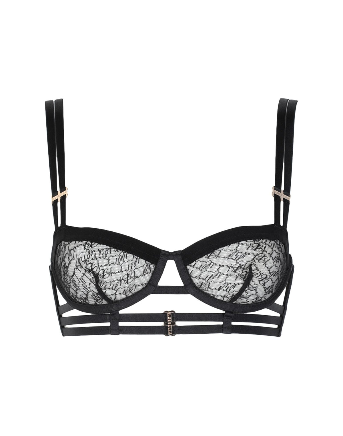 Bluebella Women's Lace Logo Bra