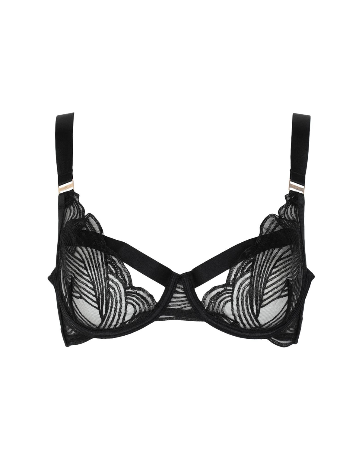 Bluebella Women's Lace Logo Bra