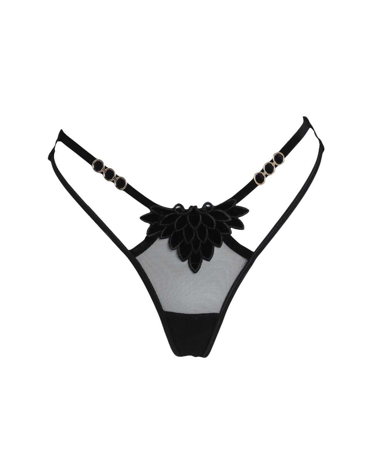 Bluebella Women's Velvet Logo Briefs