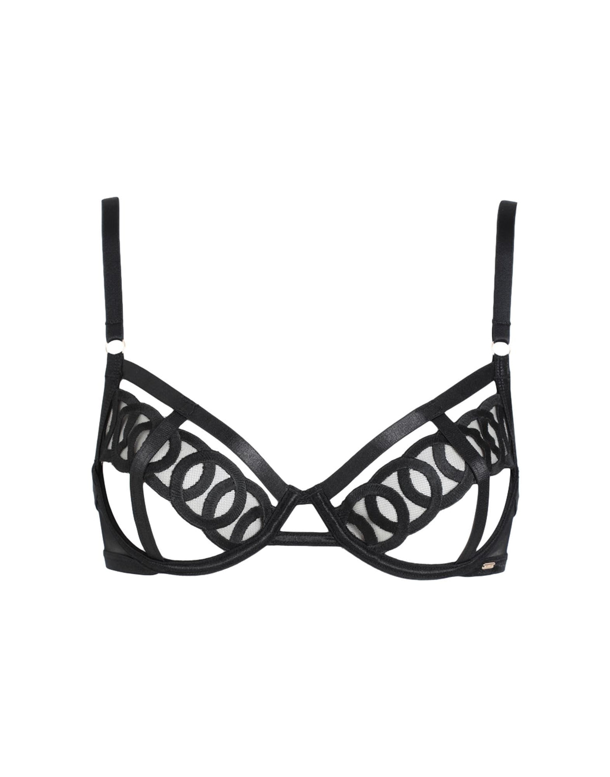 Bluebella Women's Lace Logo Bra