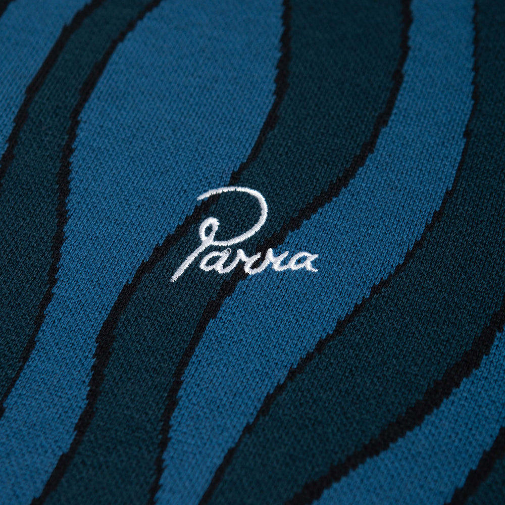 Parra Mens Knitted Polo Shirt Multi