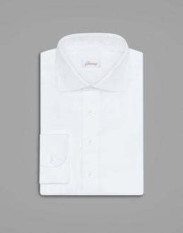 Brioni Men's Long Sleeve Shirt in White
