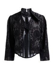 Dolce&Gabbana Women's V-Neck Embroidered Blazer