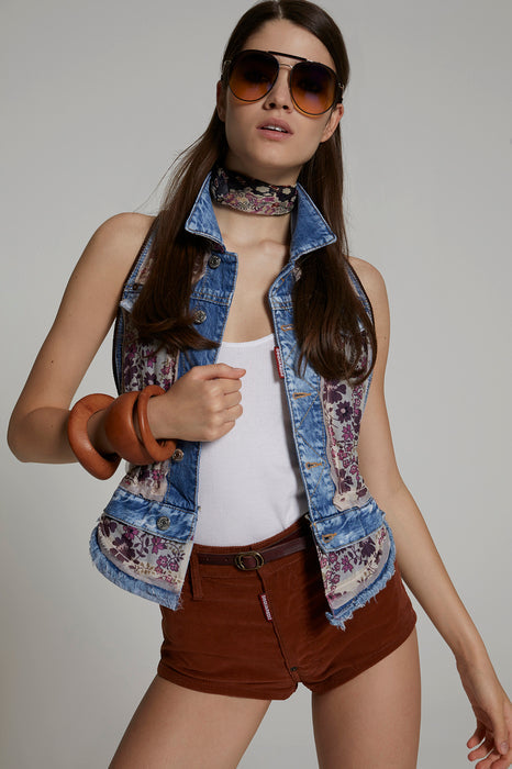 Dsquared2 Women's Denim Jacket in Multicoloured