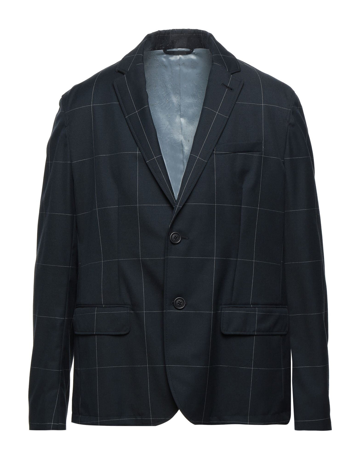 Armani Exchange Men's Plain Weave Button Blazer