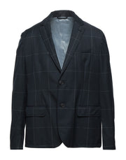 Armani Exchange Men's Plain Weave Button Blazer