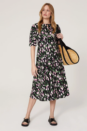 Marni Womens Tulip Dress in Black