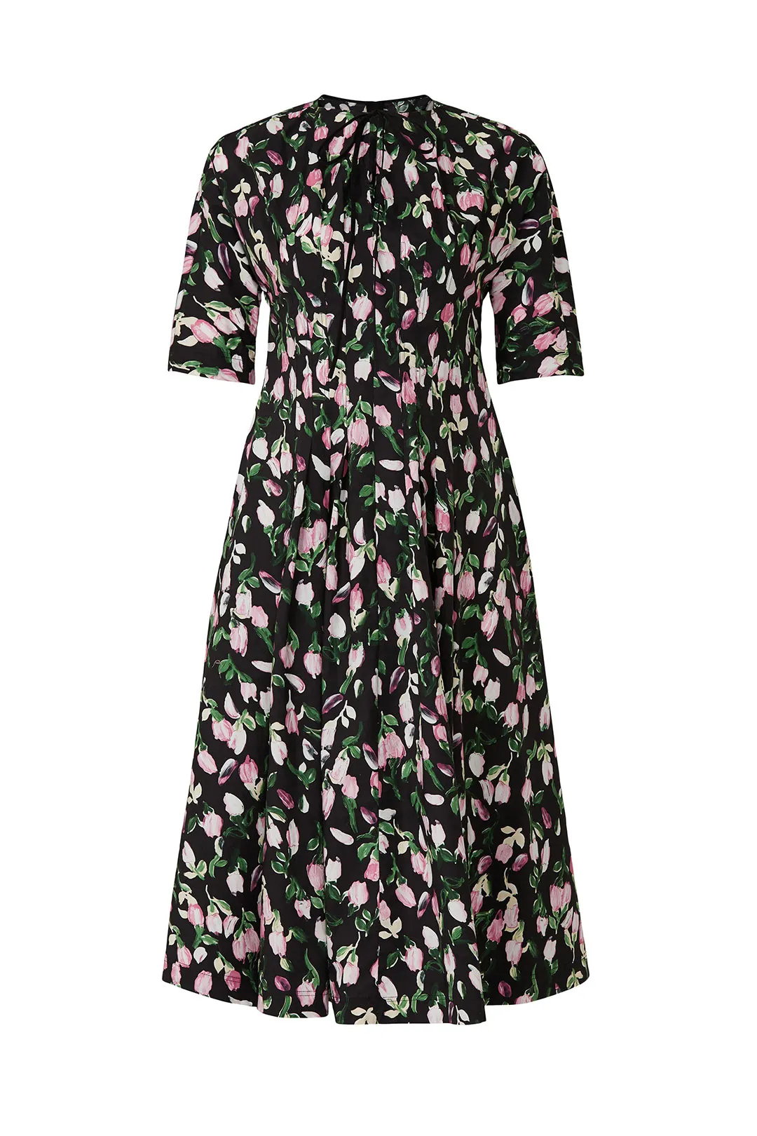 Marni Womens Tulip Dress in Black