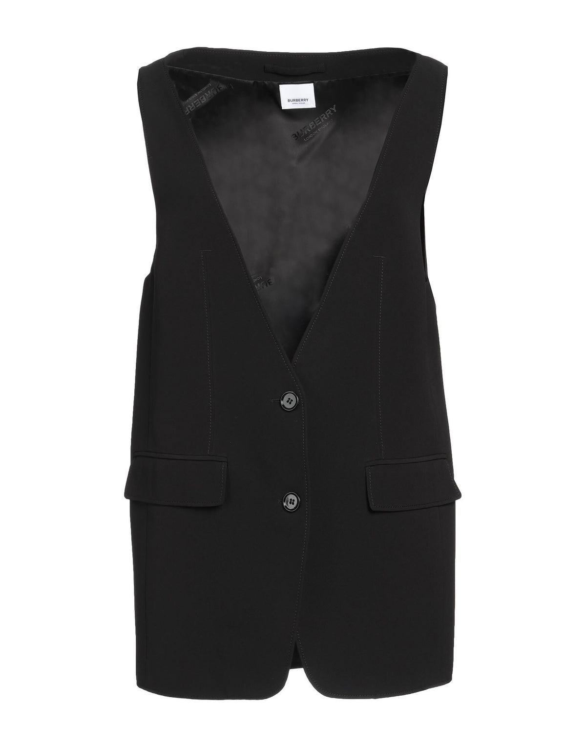 Burberry Women's V-Neck Crepe Blazer