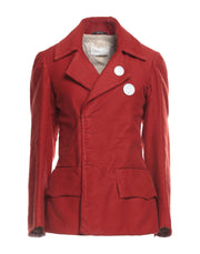 Maison Margiela Women's Plain Weave Button Blazer