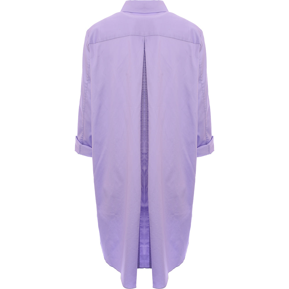 InWear Vex Womens Oversized Cotton Shirt in Lilac