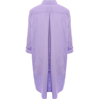 InWear Vex Womens Oversized Cotton Shirt in Lilac