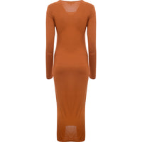 French Connection Women's Orange Meadow Jersey Midi Dress