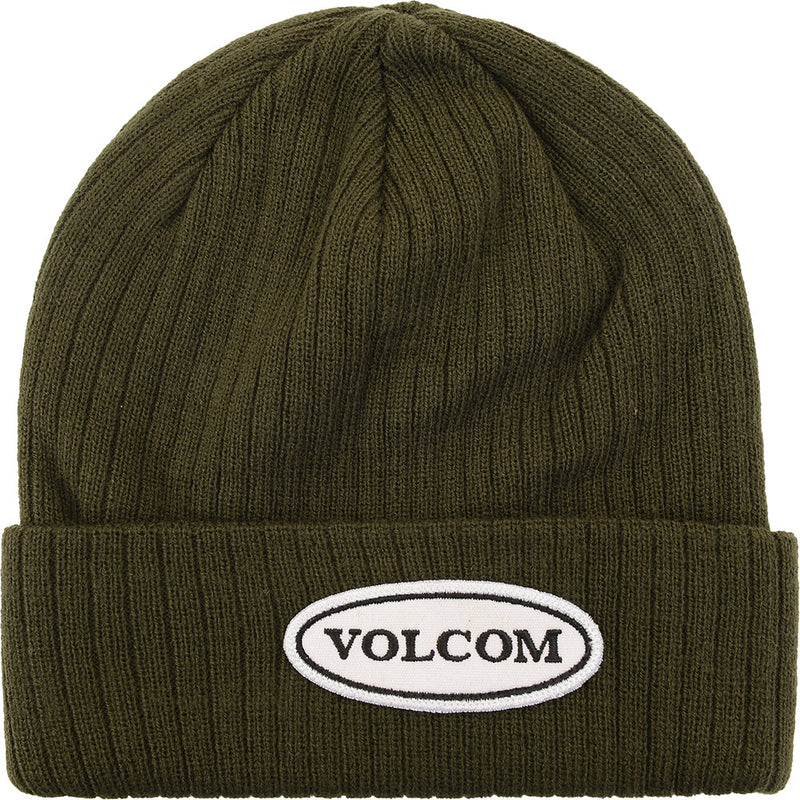 Volcom Men's Green Cord Beanie in Khaki