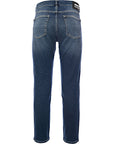 Dr Denim Mens Mid Blue Clark Slim Fit Jeans