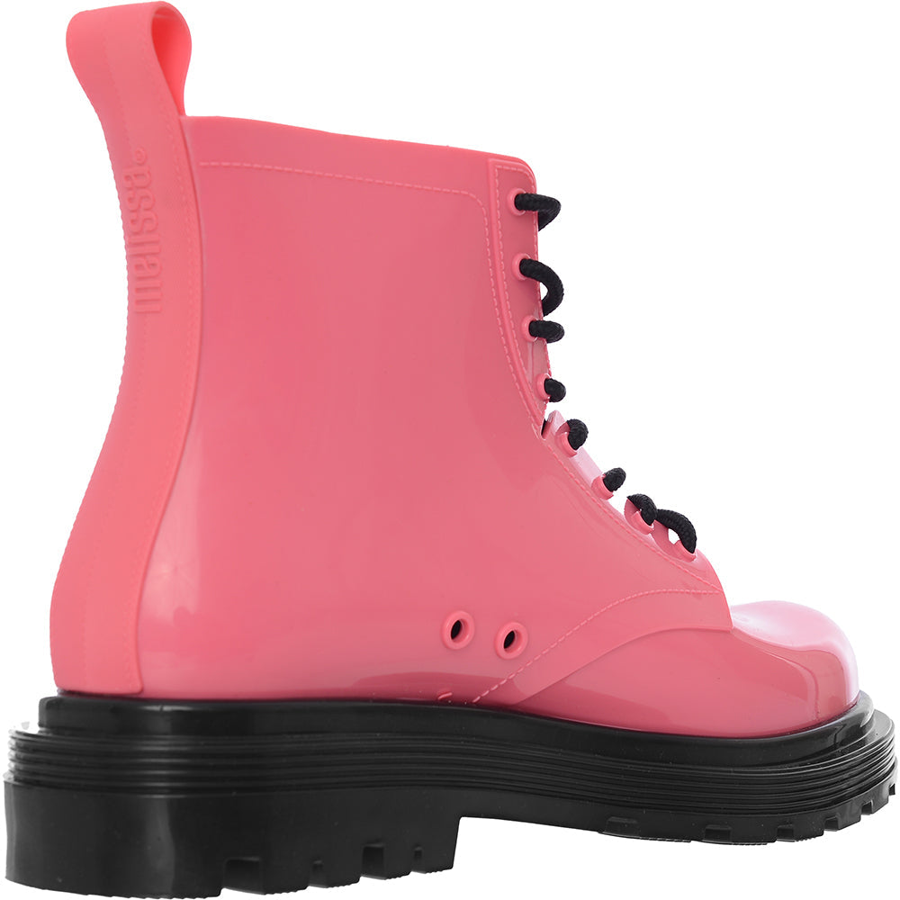 Viktor & Rolf Womens Pink Patent Lace-Up Boots