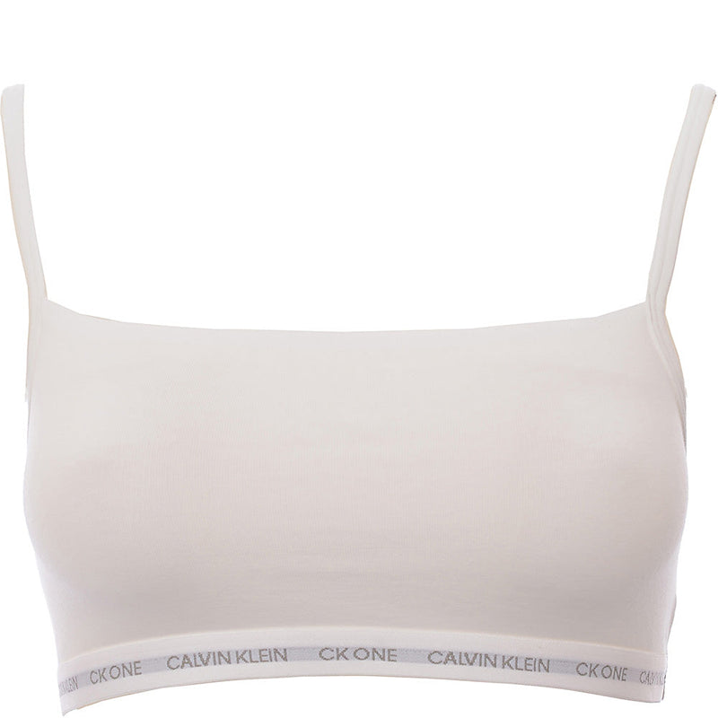 Calvin Klein Womens CK One Cotton 2 Pack Logo Bra in Red Star Print