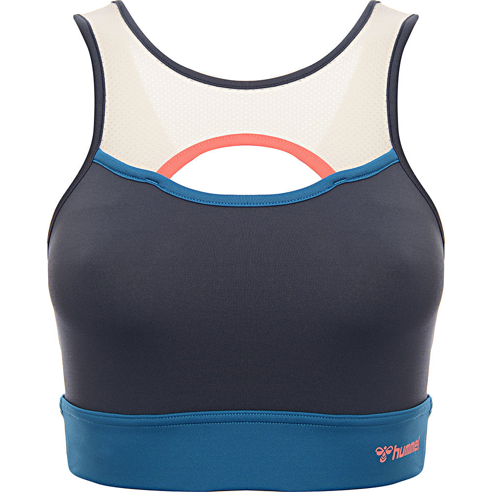 Hummel Womens Sharni Sports Bra in Navy in Blue