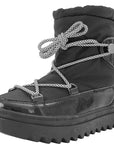 Glamorous Women's Black Short Snow Boots