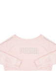 Puma Women's Pink Icons 2.0 Fashion Crew Neck Sweat