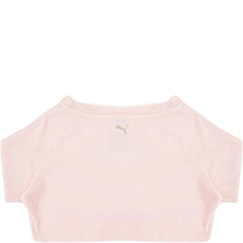 Puma Women's Pink Icons 2.0 Fashion Crew Neck Sweat