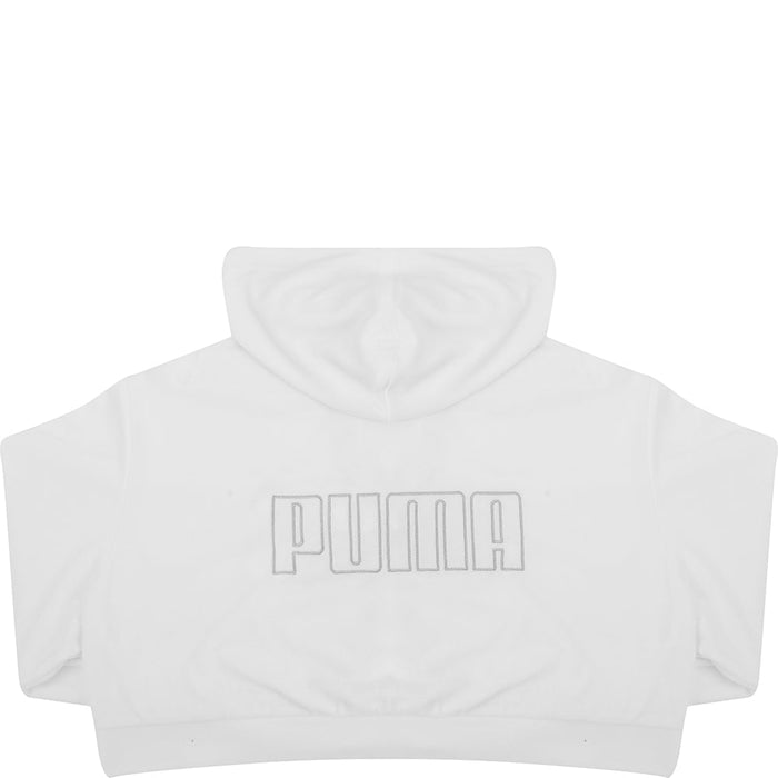 Puma Women's White Icons 2.0 Fashion Hoodie