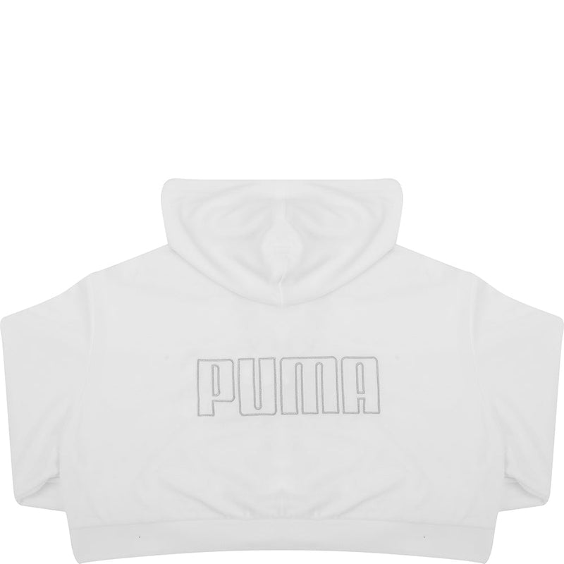 Puma Women's White Icons 2.0 Fashion Hoodie