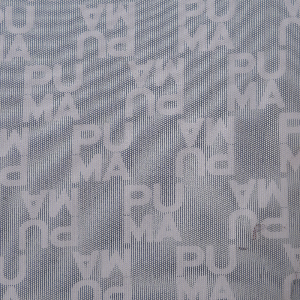 Puma Women's Petrol Blue Infuse Sheer Repeat Logo Long Sleeve Top