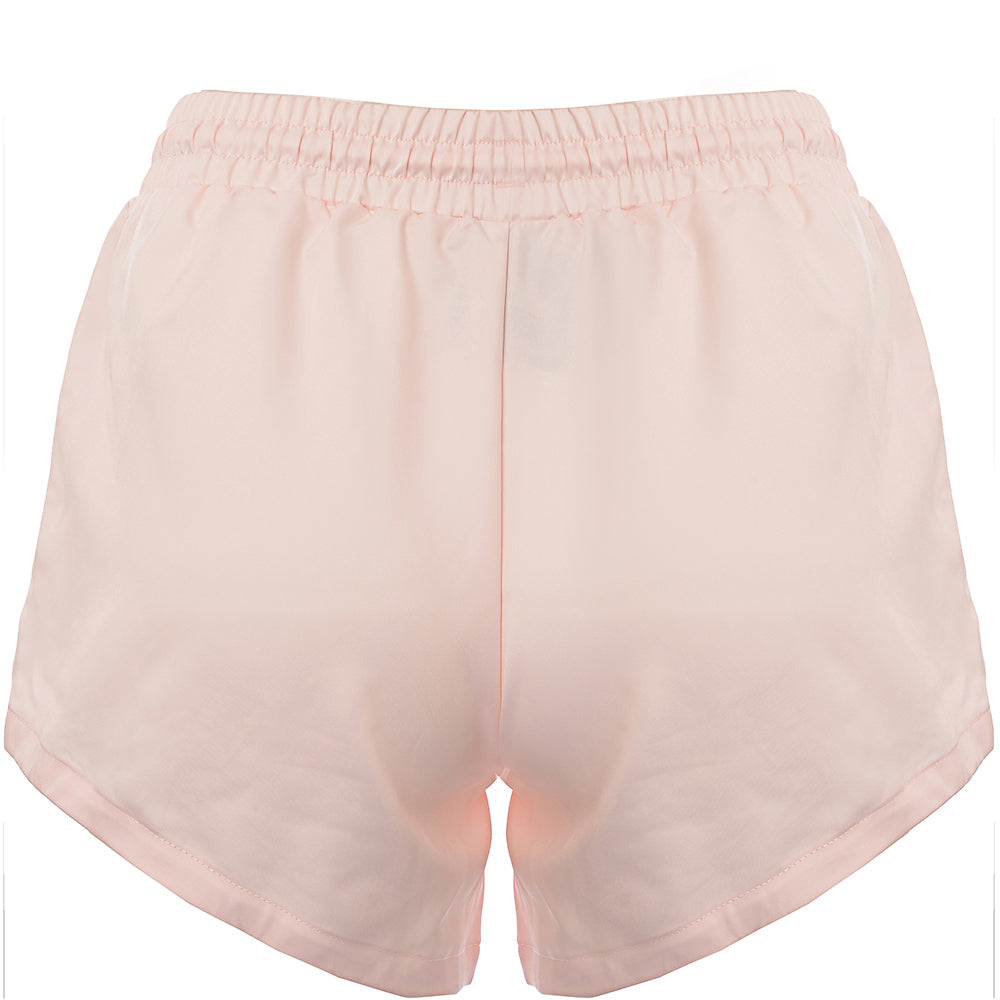 Womens Puma Summer Luxe Satin Shorts in Pink