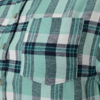 Brave Soul Women's Green Destiny Checked Shirt