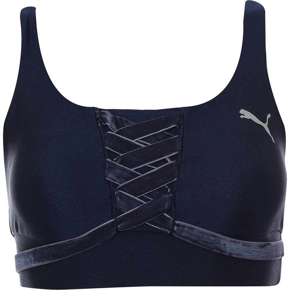 Puma Women's Navy Icons 2.0 Fashion Bra