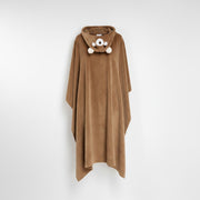 Chelsea Peers Womens Bear Hooded Blanket In Neutral