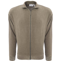 Weekday Mens Grey Elias Velour Sweatshirt