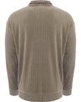 Weekday Mens Grey Elias Velour Sweatshirt