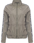 Urban Threads Women's Sage Green Zip Through Running Jacket